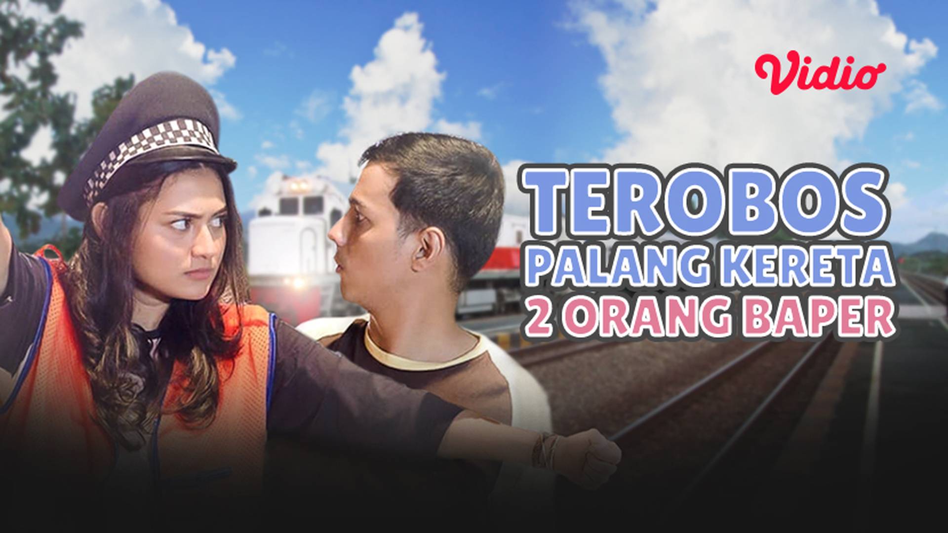 Terobos Palang Kereta 2 Orang Baper