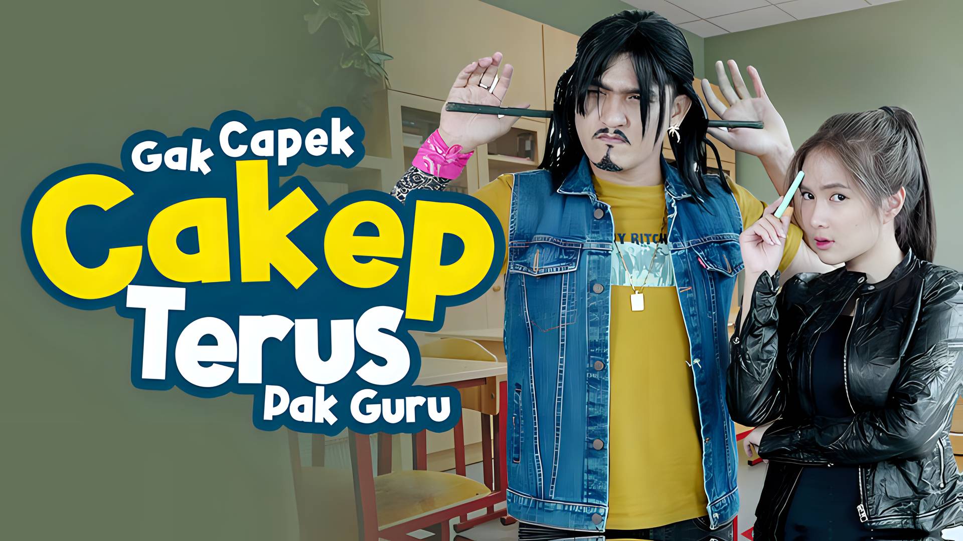 Gak Capek Cakep Terus Pak Guru